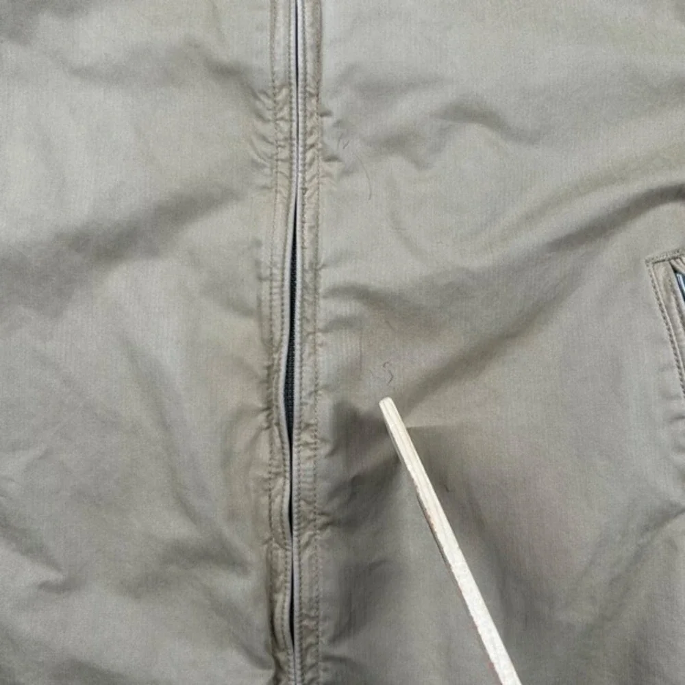 Banana Republic Jacket Mens XL Harrington Moto Mandarin Collar Canvas‎ Zip Dad